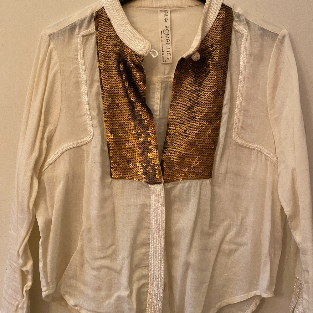 Free People sequin top